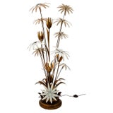 Vintage German Sculptural Floral Floor Lamp By Hans Kögl