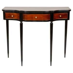 Mid Century Italian Serpentine Console Table, Attributed to Paola Buffa