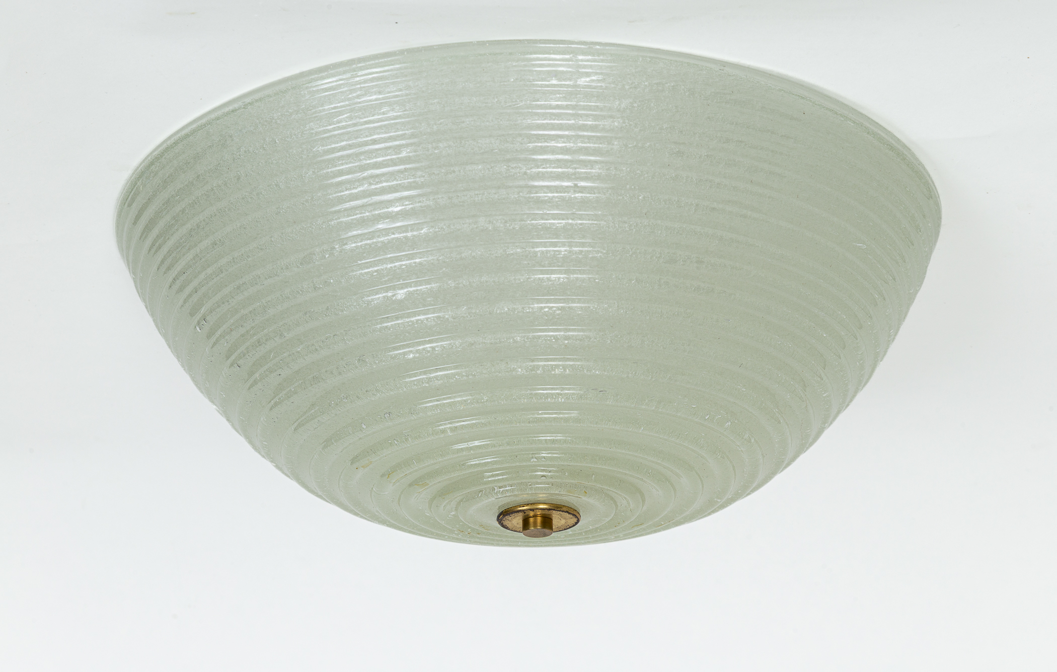 Vintage Italian Venini Ceiling Near Flush Mount Fixture