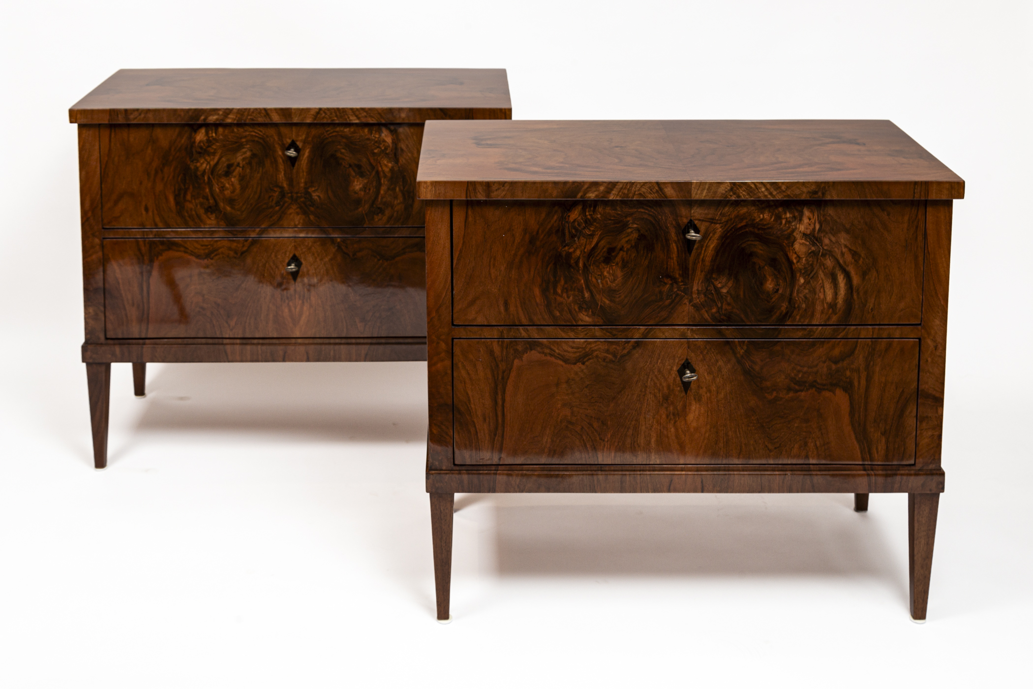 Pair Of Small 19th Century Biedemeier Style Chests/Tables